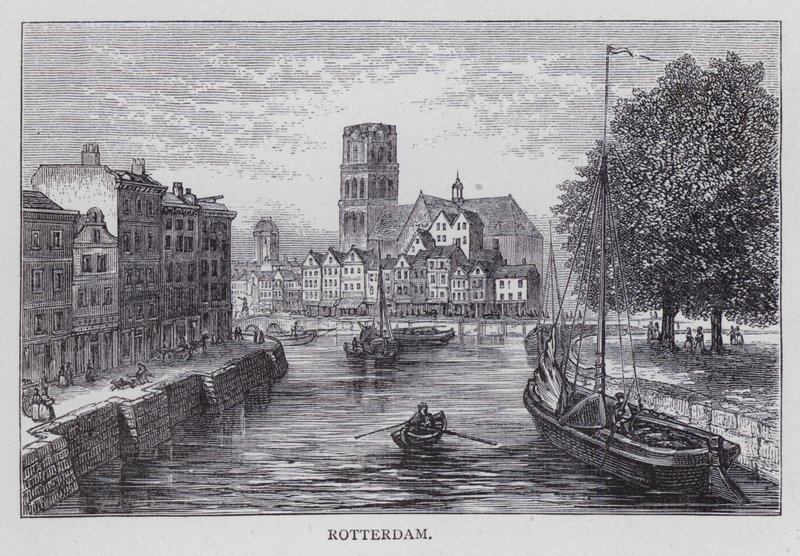 Rotterdam (gravür) by English School