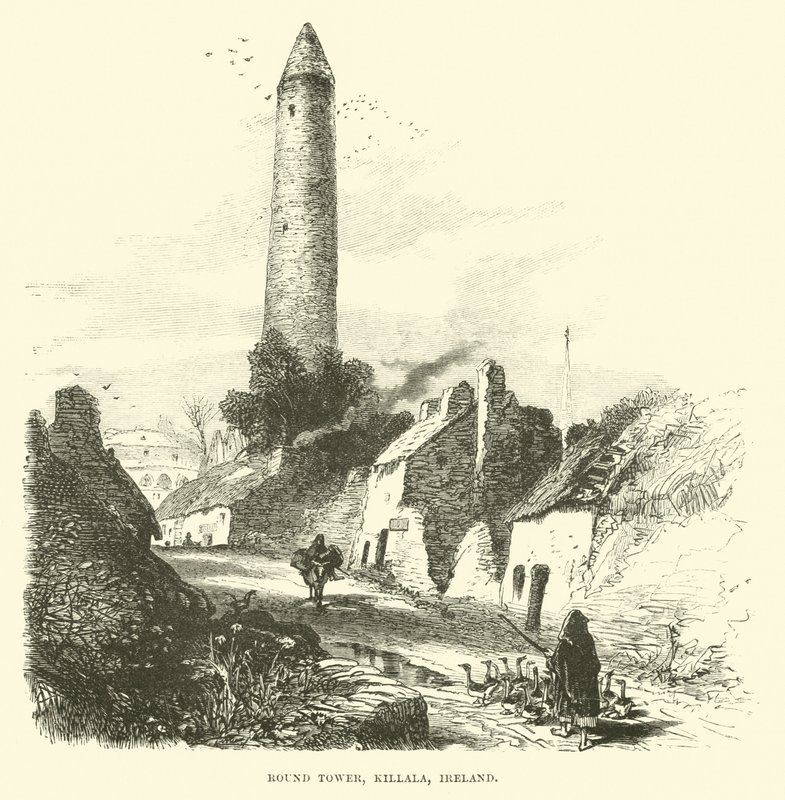 Yuvarlak Kule, Killala, İrlanda by English School