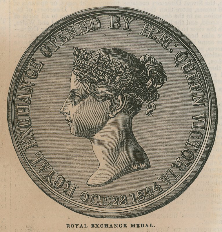 Royal Exchange Madalyası, 1844