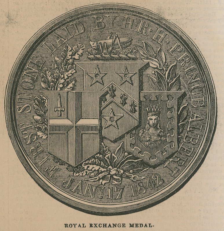 Royal Exchange Madalyası, 1844