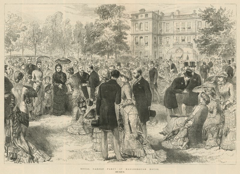 Kraliyet Bahçe Partisi, Marlborough House, Londra by English School