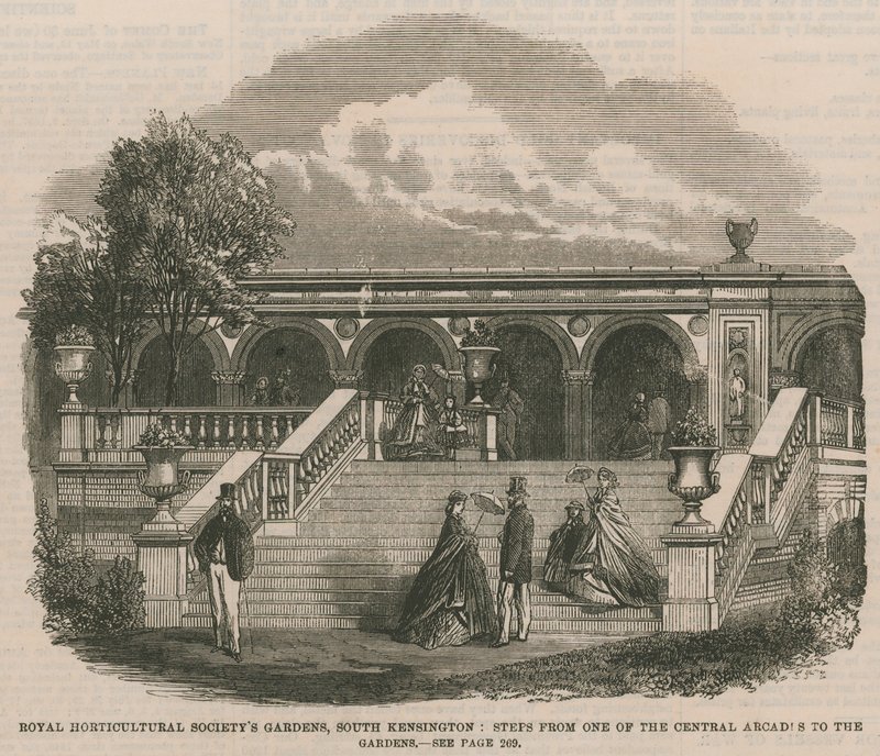 Kraliyet Bahçıvanlık Dernekleri bahçeleri, South Kensington by English School