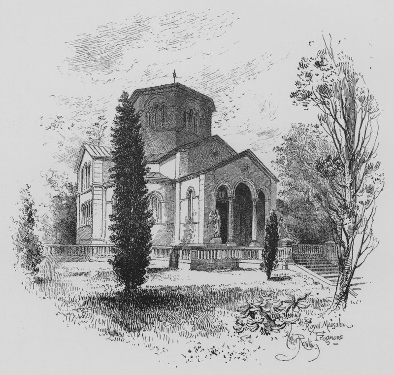 Kraliyet Mozolesi, Frogmore (gravür) by English School