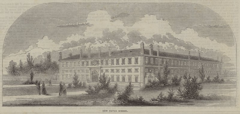 Kraliyet Deniz Okulu, Deptford (gravür) by English School