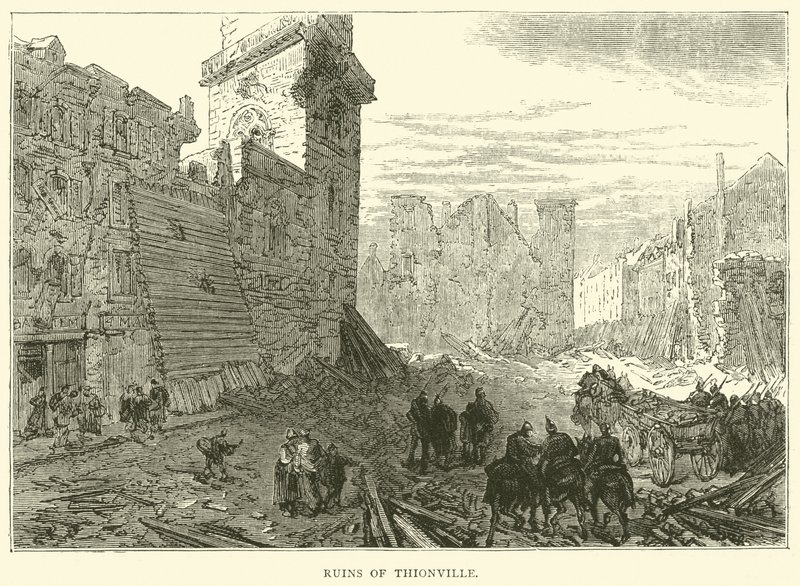 Thionville Harabeleri, Aralık 1870 by English School