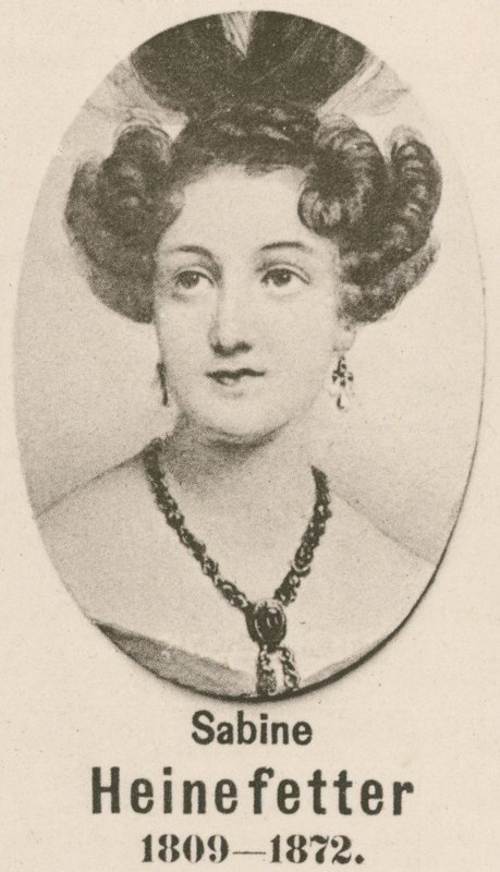 Sabine Heinefetter (gravür) by English School