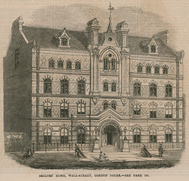 Denizciler Evi, Well Street, Londra Rıhtımı by English School