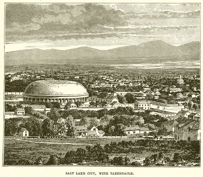 Tabernacle ile Salt Lake City, by English School