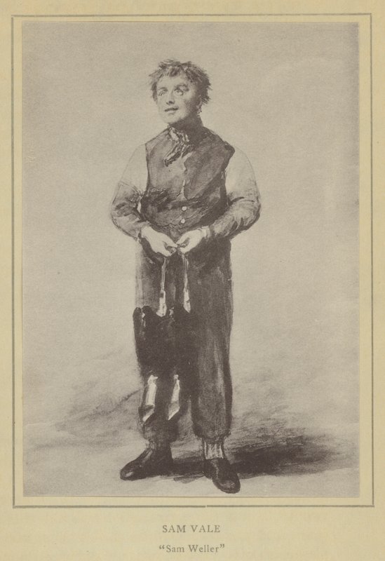Sam Vale, Sam Weller (taş) by English School