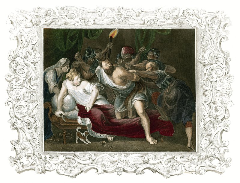Samson ve Delilah by English School