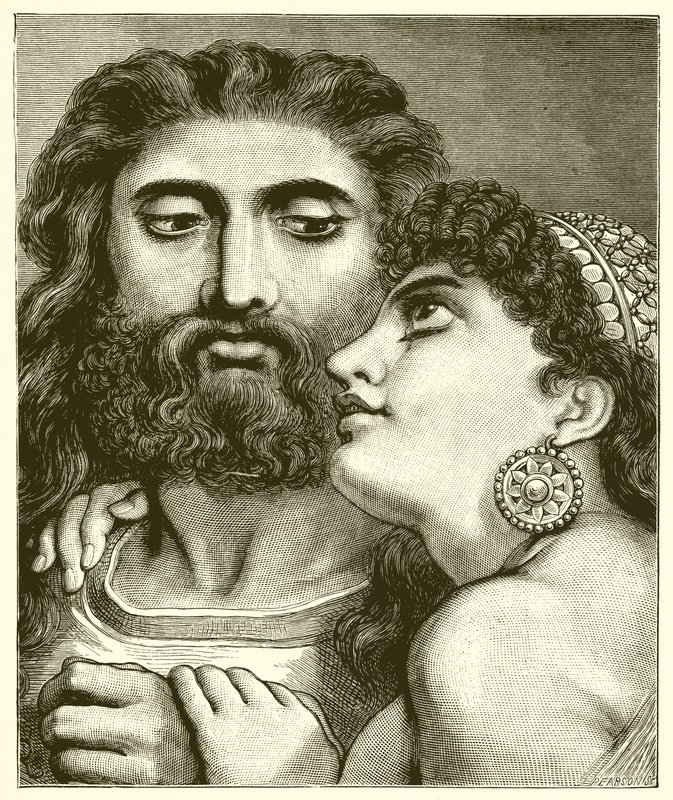 Samson ve Delilah by English School