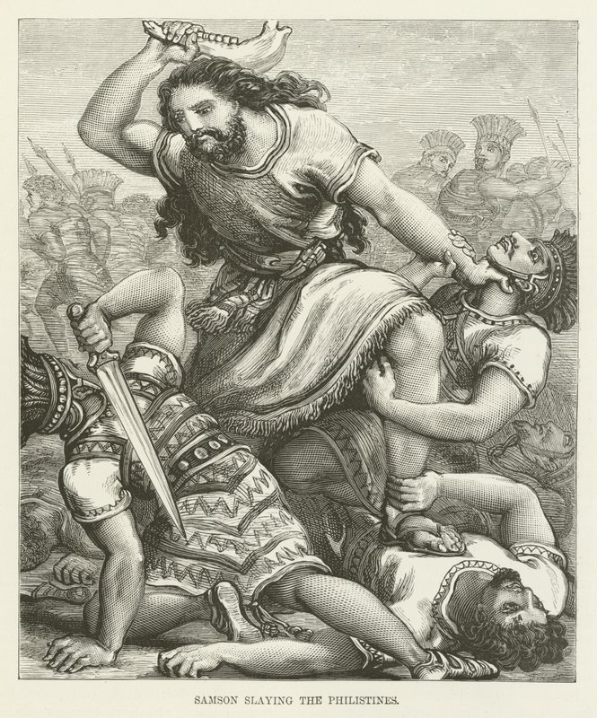 Şimşon Filistlileri öldürüyor by English School