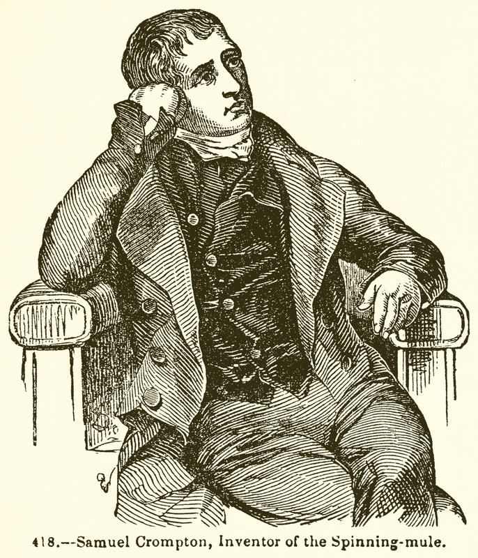 Samuel Crompton, Eğirme Katırının Mucidi by English School