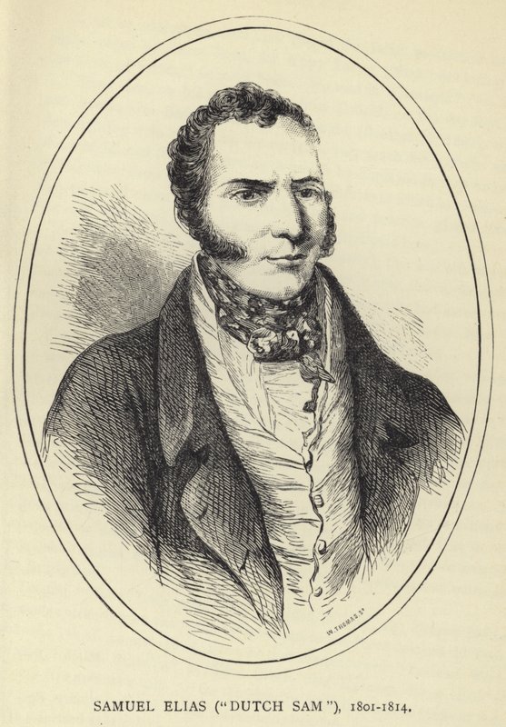 Samuel Elias, Hollandalı Sam, 1801-1814 by English School