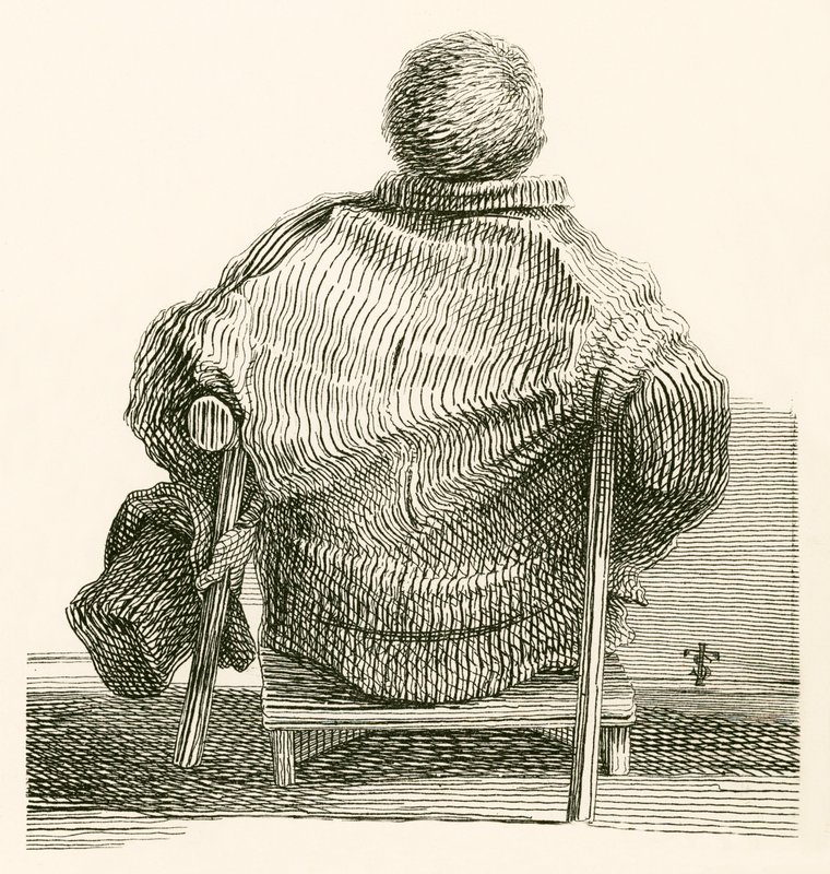 Samuel Horsey, otuz bir yıldan uzun süredir Londralı bir dilenci by English School