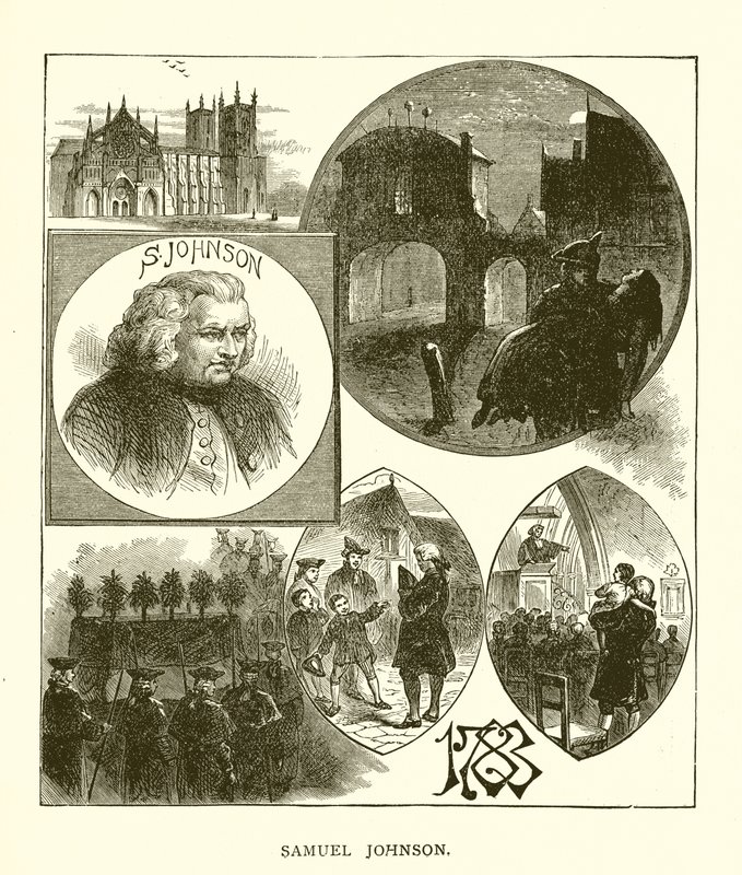 samuel johnson by English School