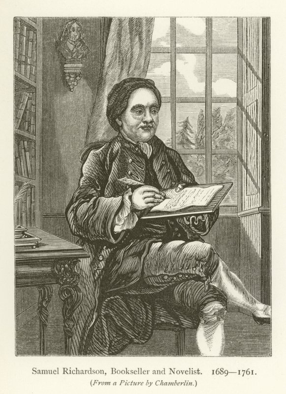 Samuel Richardson, Kitapçı ve Romancı by English School
