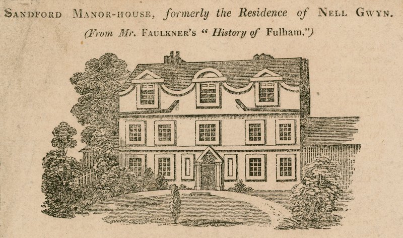 Sandford Manor House, Fulham, Londra, eskiden Nell Gwynne