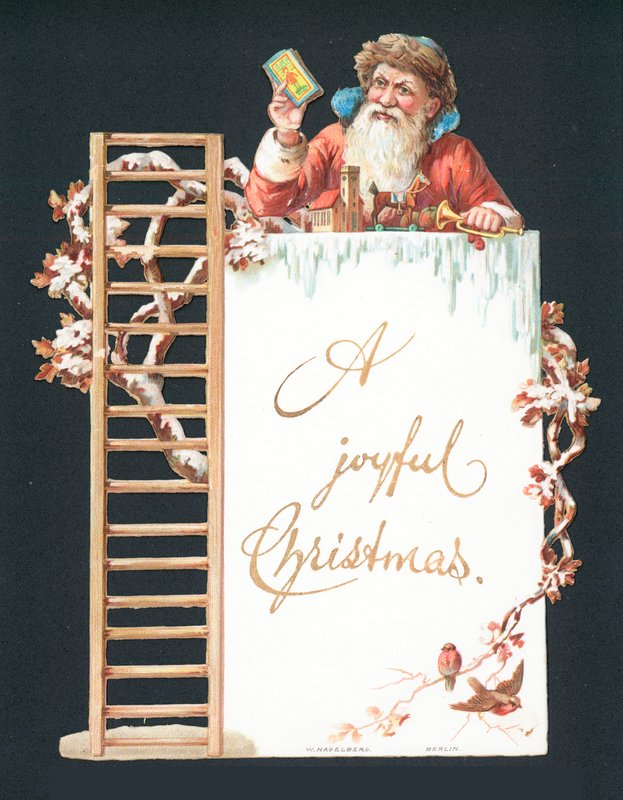 Noel Baba ve Oyuncaklar, Noel Kartı by English School