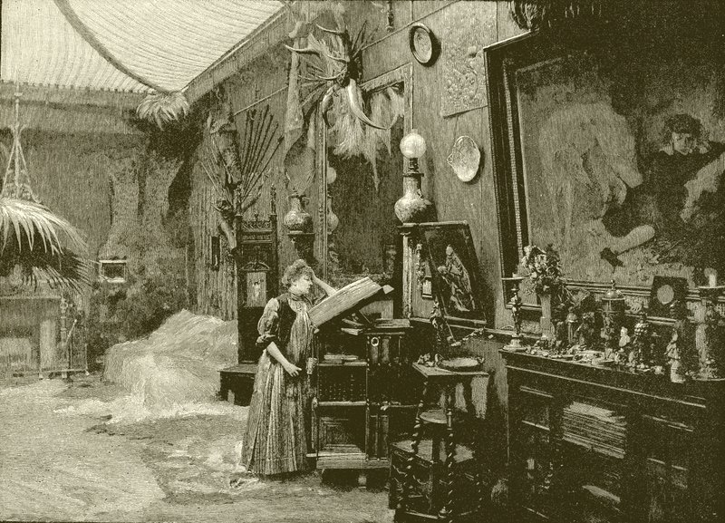 Sarah Bernhardt stüdyosunda by English School