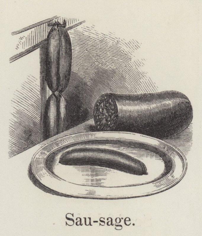 Sosis (gravür) by English School