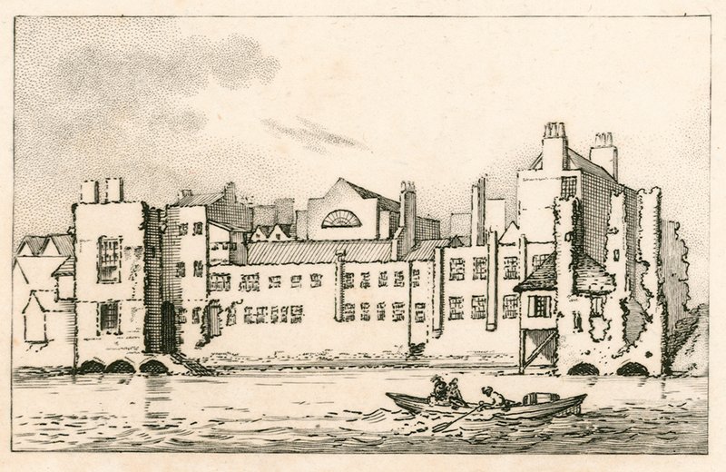 Savoy, Londra, şimdiki haliyle, 1792 by English School