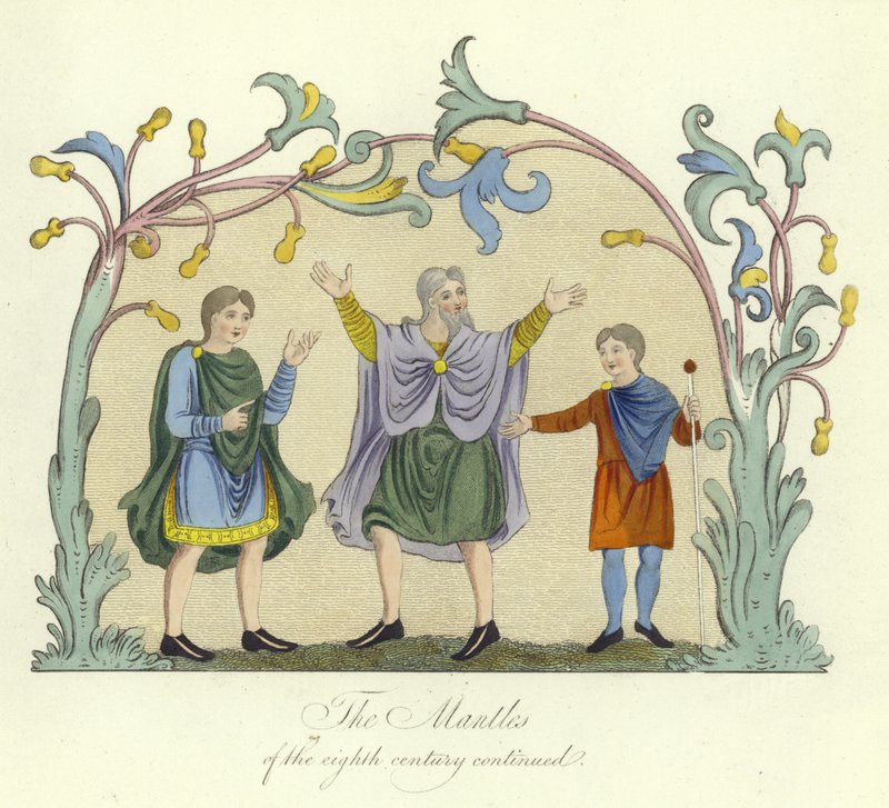 8. Yüzyılın Sakson mantoları by English School