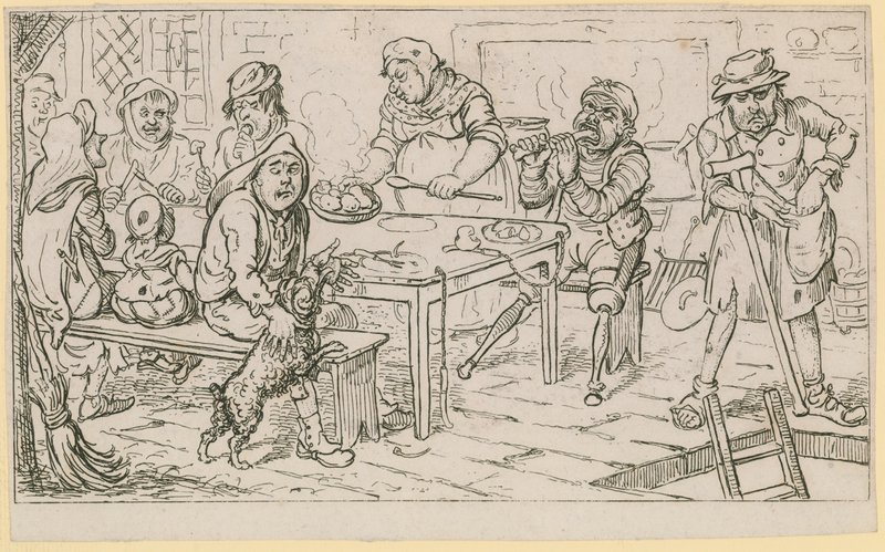 Londra yaşam sahnesi by English School