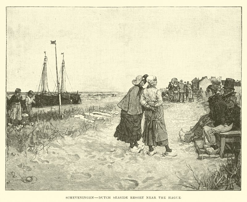 Scheveningen, Lahey yakınlarındaki Hollanda sahil beldesi by English School