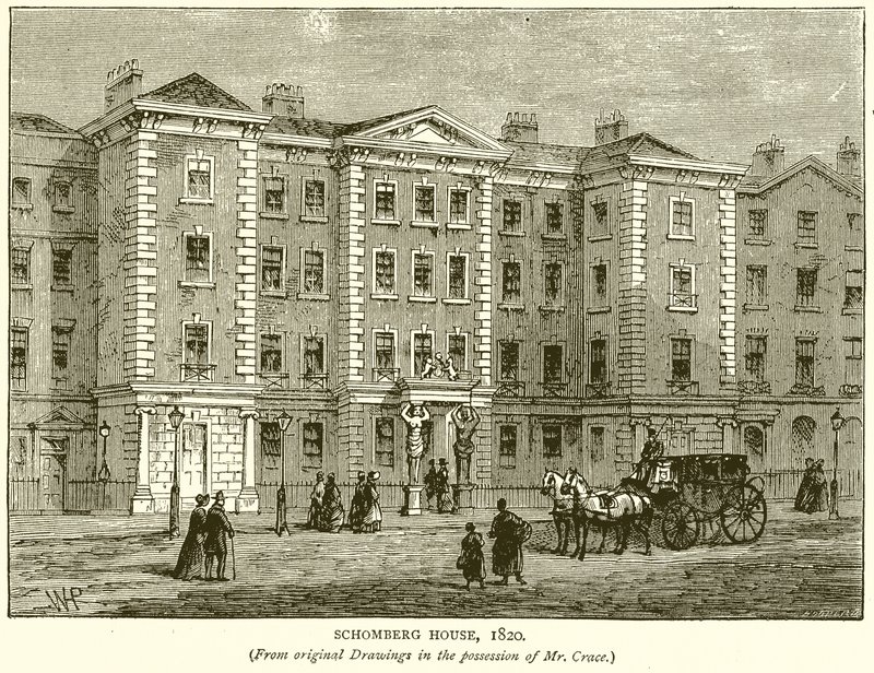 Schomberg Evi, 1820 by English School