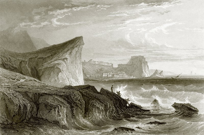 Scilla ve Charybdis, Sicilya by English School