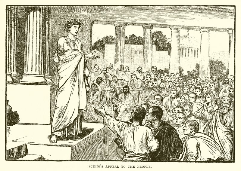 Scipios insanlara hitap ediyor by English School