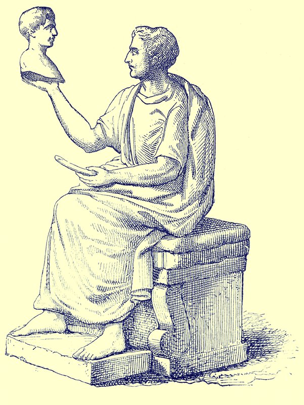 Heykeltıraş, Victor Duruy tarafından Roma Tarihinden bir çizim, 1884