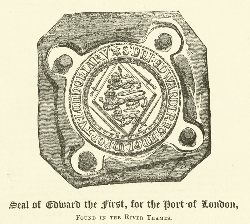 Birinci Edward Mührü, Thames Nehri