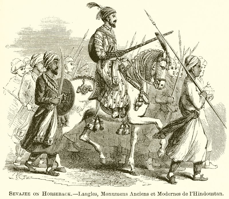 At Sırtında Sevajee - Langles, Hindustan