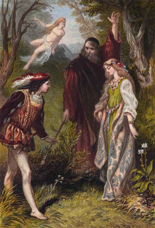 Shakespeare, Fırtına, I. Perde, 2. Sahne by English School