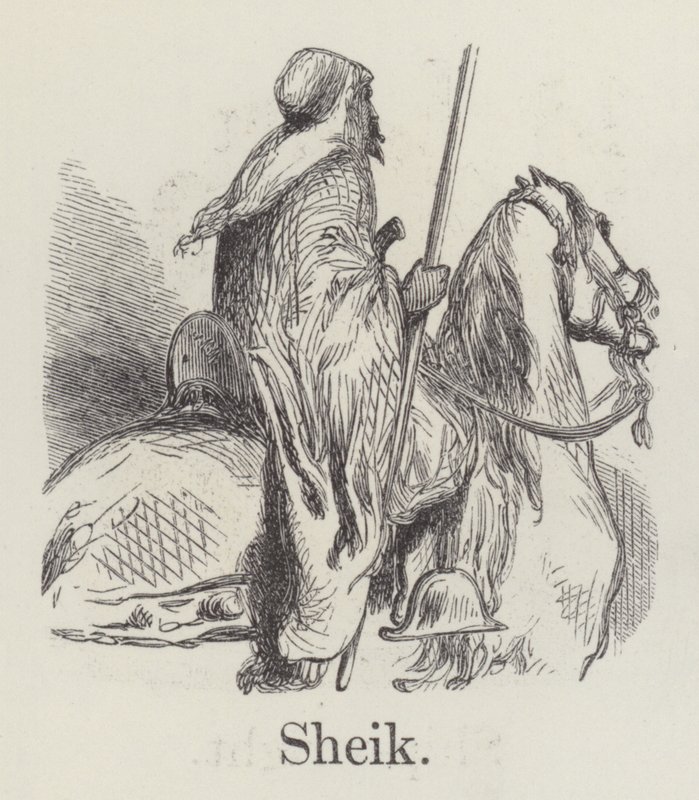 Şeyh (gravür) by English School