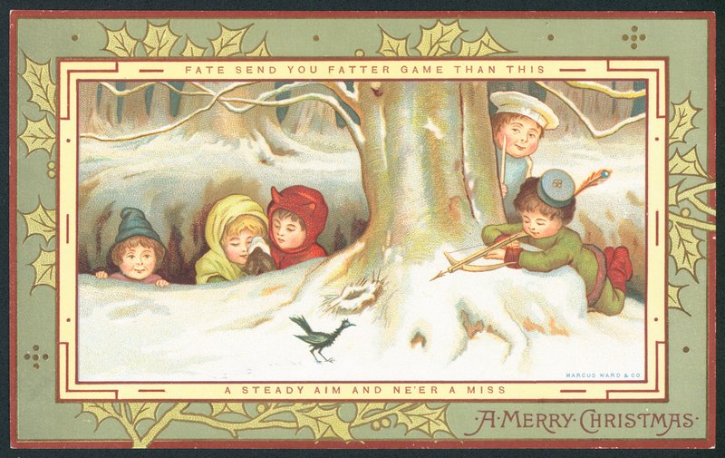 Atış Oyunu, Noel Kartı by English School