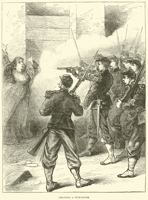 Petrole ateş etmek, Mayıs 1871 by English School