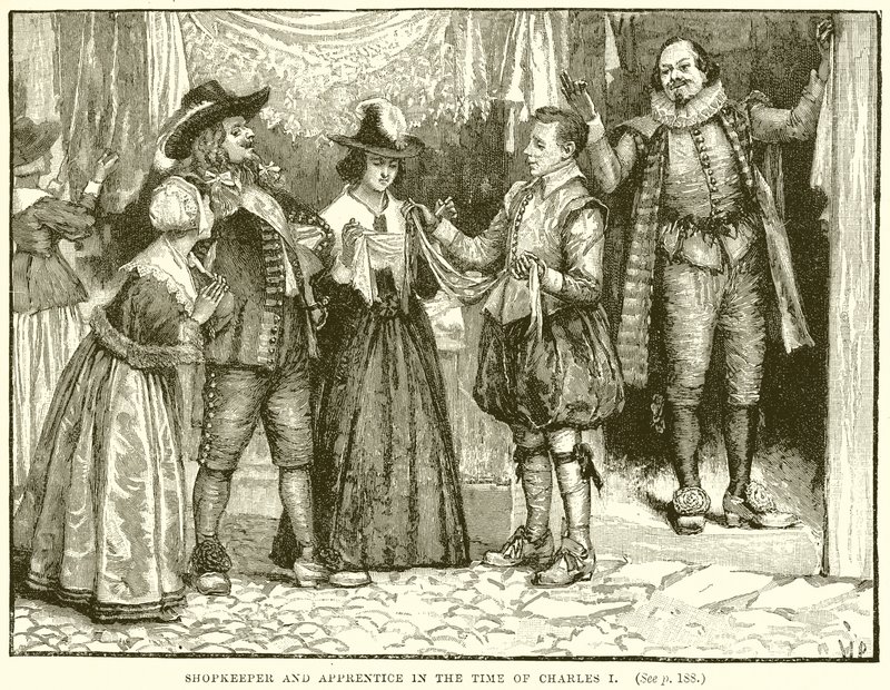 Charles I Zamanında Esnaf ve Çırak by English School