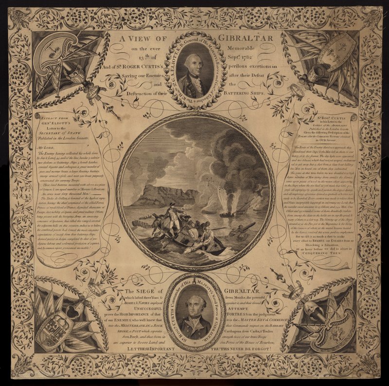 Cebelitarık Kuşatması, 1779-1783 by English School