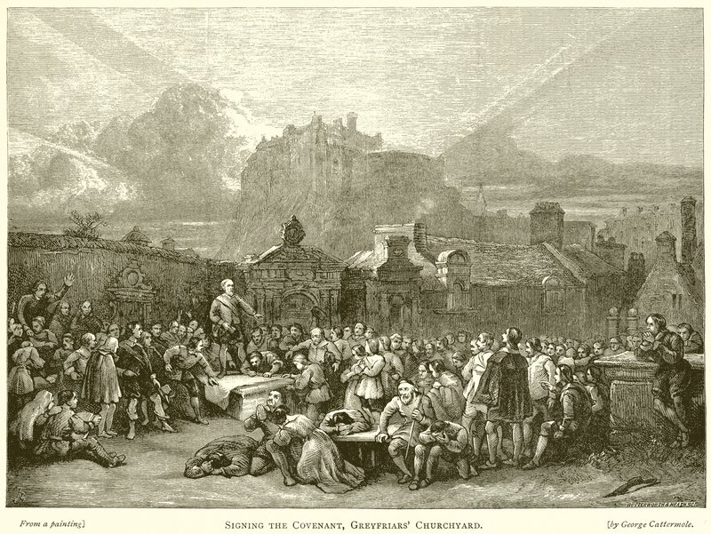 Sözleşmenin İmzalanması, Greyfriars Churchyard by English School