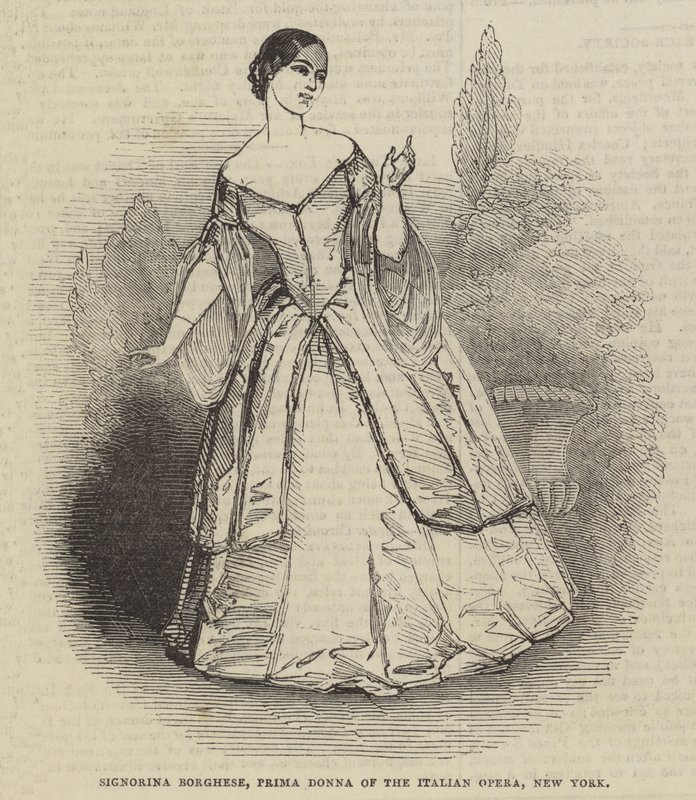 Signorina Borghese, İtalyan Operası