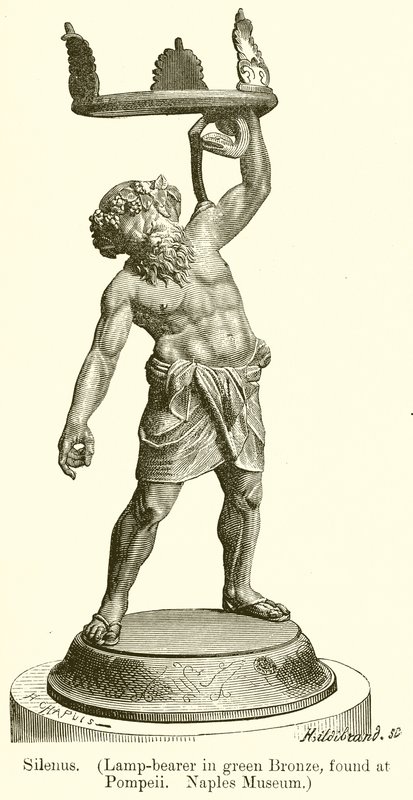 Silenus. (Pompeii. Napoli Müzesi