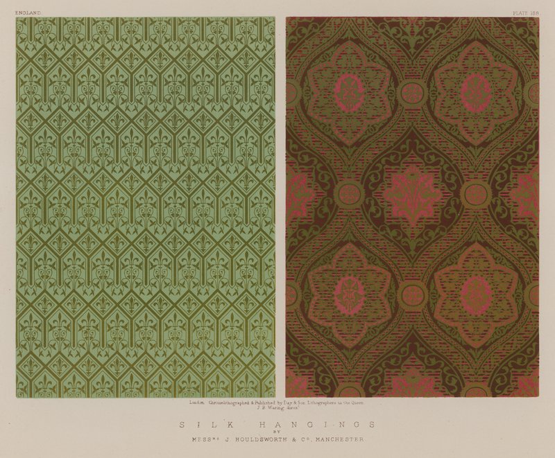 İpek Askılar, Messrs J Houldsworth and Co, Manchester by English School