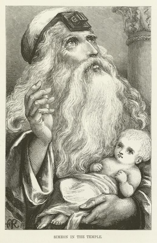 Tapınaktaki Simeon by English School