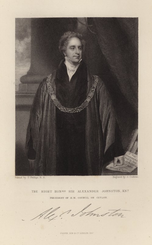 Sir Alexander Johnston by English School