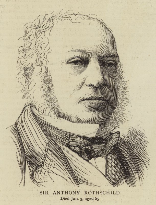 Sir Anthony Rothschild (gravür) by English School