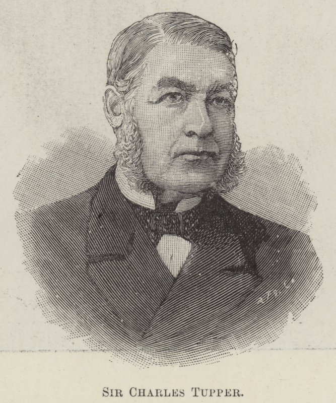Sir Charles Tupper (gravür) by English School