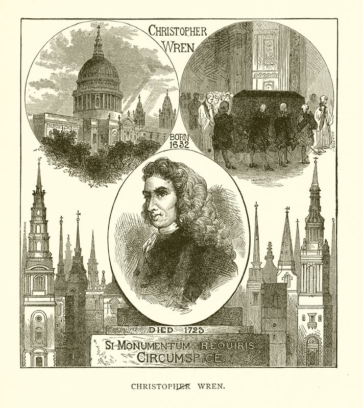 Sör Christopher Wren by English School